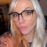 Stacey R. - Gradient Black - square - plastic