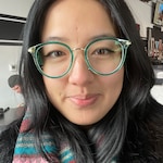 Julee T. - Teal - round - plastic-metal