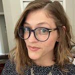 Michelle R. - Blue Gold - round - acetate