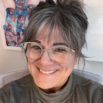 Brigitte M. - Silver - horn - metal