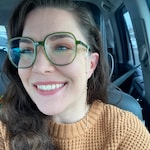 Ashley S. - Clear Green - square - acetate