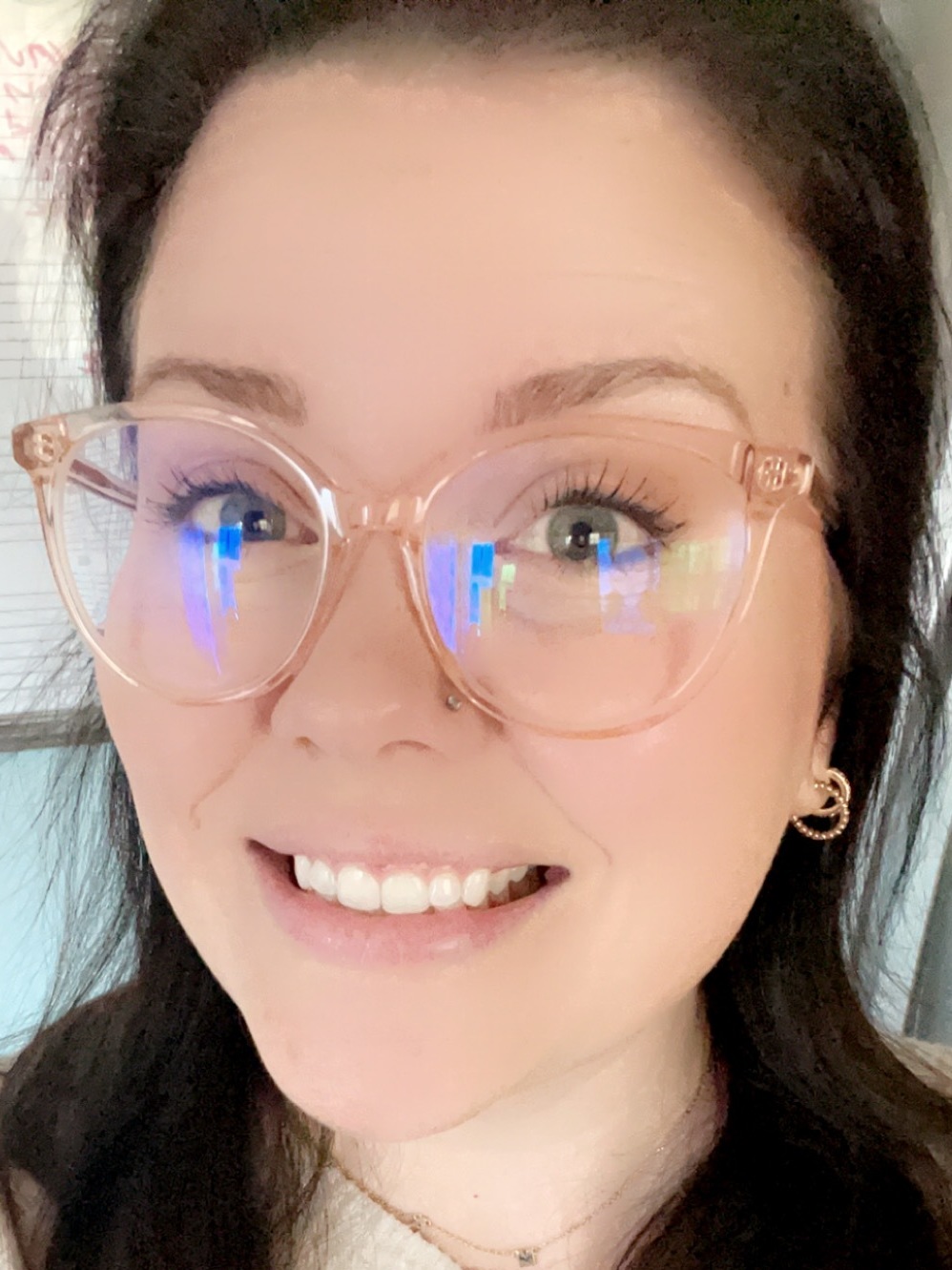 Nala Cat Eye Clear Purple Glasses for Women Eyebuydirect Canada