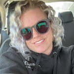 Sarah F. - Matte Coffee - round - plastic