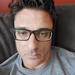 David C. - Black - rectangle - acetate