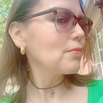 Norma J. - Green Striped - square - acetate