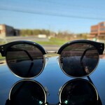 Robert B. - Black - browline - acetate-metal