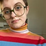 Emily N. - Clear Green - square - acetate