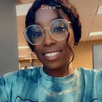 Timeka N. - Golden - round - metal