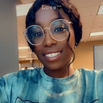 Timeka N. - Golden - round - metal