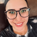 Briana D. - Black - round - plastic-metal