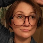 Sara N. R. - Clear Brown - square - acetate