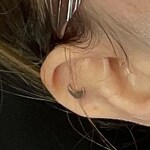 Jacqueline L. - Crystal Peach - horn - acetate