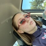 Jacqueline L. - Crystal Peach - horn - acetate