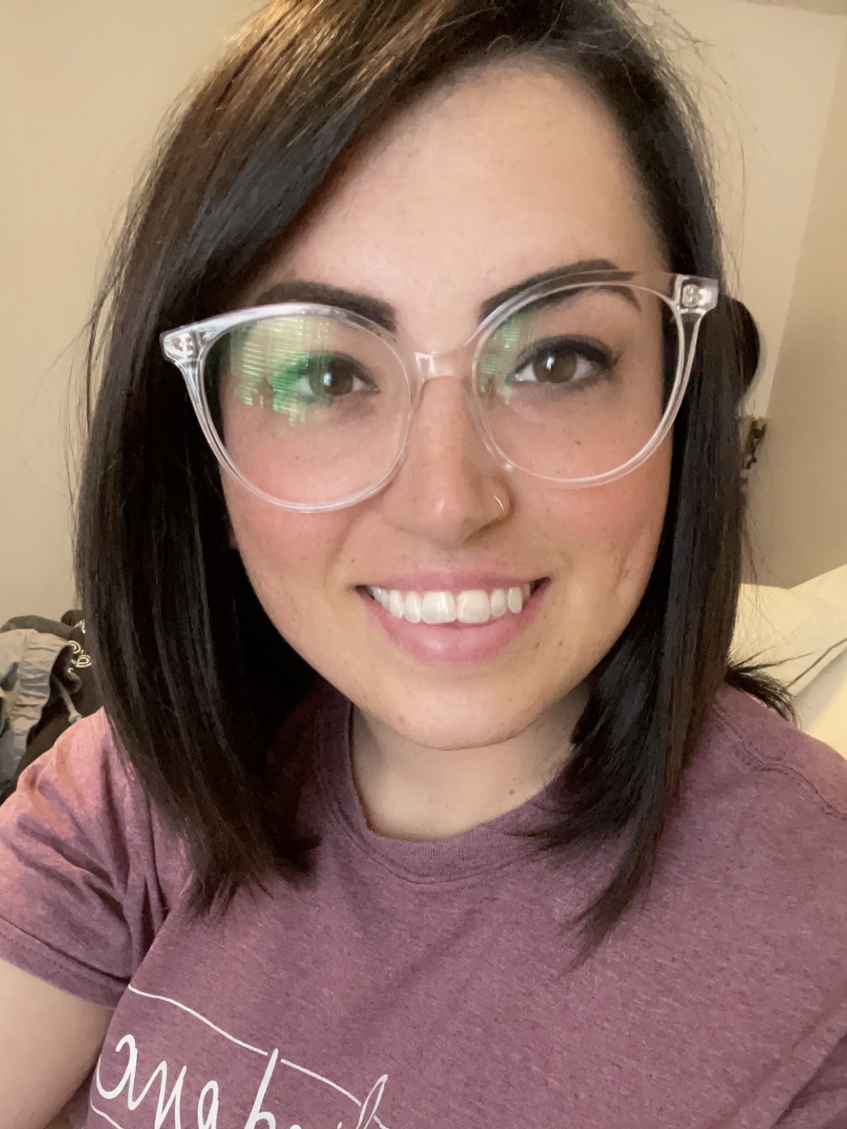 Nala Cat Eye Clear Purple Glasses for Women Eyebuydirect Canada