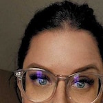 Jess N. - Gray Clear - round - acetate