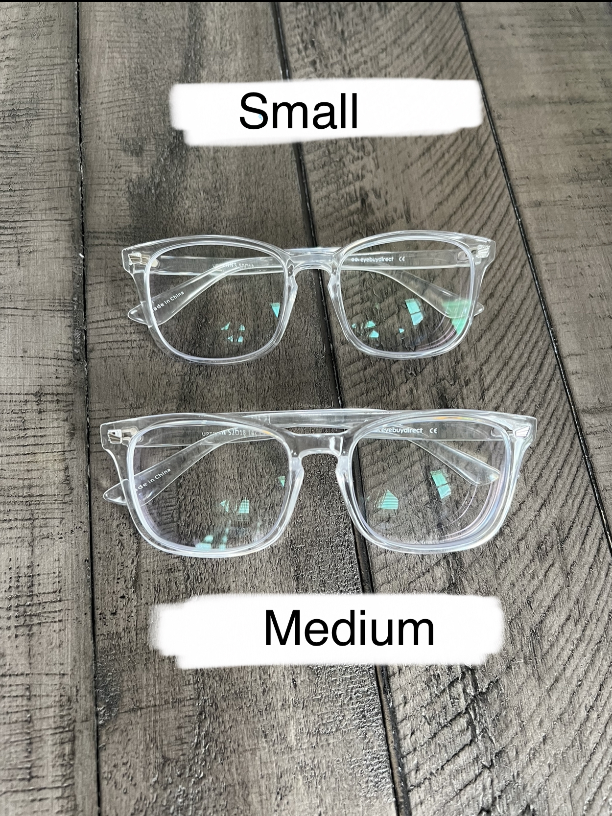 Uptown Square Clear Full Rim Eyeglasses Eyebuydirect Canada