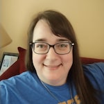 Kristine W. - Blue - horn - acetate-metal