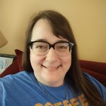 Kristine W. - Clear Black - rectangle - acetate