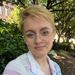 Emily N. - Golden - round - metal