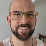 Benjamin J. - Rainbow - rectangle - plastic