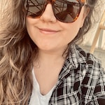 Brittany Z. - Tortoise - square - acetate-metal