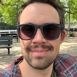 Jake W. - Matte Black - square - acetate