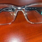 Dioeval M. Jr - Clear & Gray - rectangle - plastic