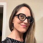 Emily D. - Black - oval - acetate