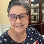 Julie S. - Floral - horn - plastic