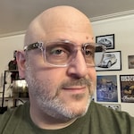 Michael L. - Polished Clear - rectangle - plastic