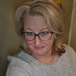 Anne R. - Blue - horn - acetate-metal