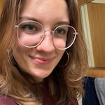 Allison M. - Golden - round - metal