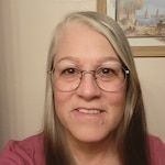 Stacy J. - Gunmetal - round - metal