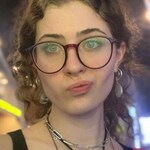 Sapphire L. - Clear Purple - round - plastic