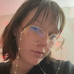 Matilda M. - Clear Yellow - geometric - acetate