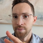 Chris K. - Clear - round - acetate