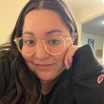 Kendra H. - Clear Melon - round - plastic-metal