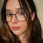 Emma G. - Black - geometric - titanium