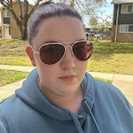 Amanda S. - Silver - aviator - metal