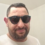 badaoui.nouredine - Matte Blue - round - plastic