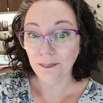 Candace M. - Purple - horn - acetate-metal