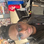 Millicent B. - Black - rectangle - metal