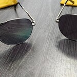 Travis W. -  Black Silver  - aviator - metal