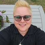 Lara A. M. - Matte Black - round - plastic