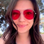 Amanda L. -  Matte Silver  - aviator - metal