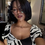 Tammy C. - Clear Brown - square - acetate-metal