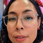 Janet L. - Clear Gray - round - plastic-metal