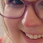 Kaitlin L. W. - Clear Pink - horn - acetate