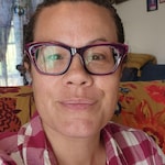 michelle l K. - Clear Purple - horn - acetate