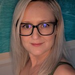 Amanda F. - Matte Black - rectangle - plastic